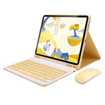 

For 2020 New iPad Pro 12.9 Inch Tablet PC Spree(Wireless Keyboard+Mouse+Case+Pen+Tempered Glass+Cartoon Sticker+Bag)