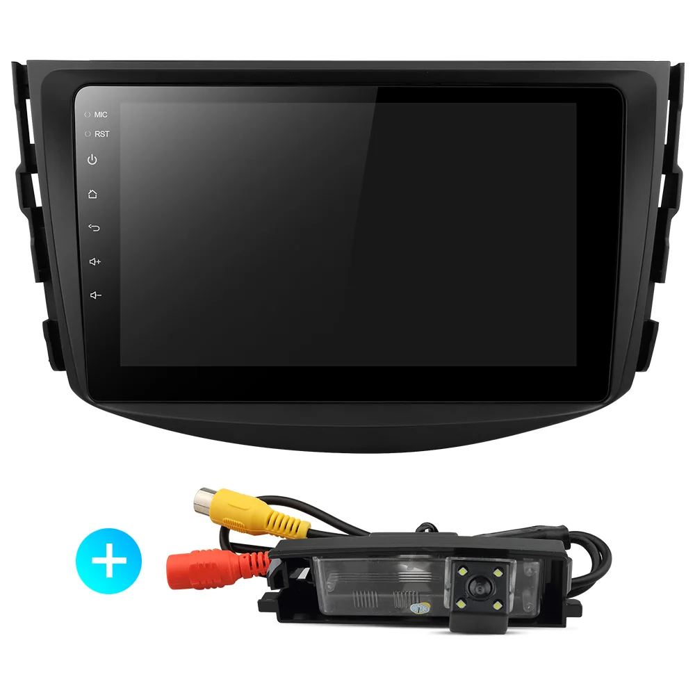 Asottu CRAV48060 Android 9,0 PX30 автомобильный DVD gps навигатор palyer автомобильный dvd-плеер для toyota rav4 2007 2008 2009 2010 2011 - Цвет: with camera