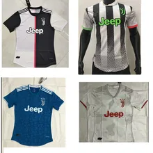 19 20 Новая версия игрока Бесплатный патч juvees для взрослых Футбол Джерси дома Роналдо де LIGT RABIOT футбольная рубашка Размер S-2XL