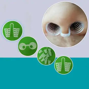 

1/4pcs Healthy Mini Nose Clip Reusable Non-toxic Respirator Nasal Dilator Anti-snoring Effective Nose Clip Health