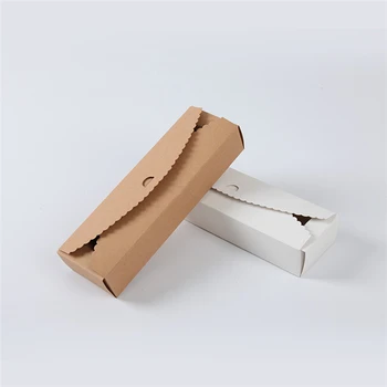 

50pcs/lot Kraft paper rectangle Gift Boxes Paper DIY candy packing box blank storage DIY wedding cake boxes Portable handbag