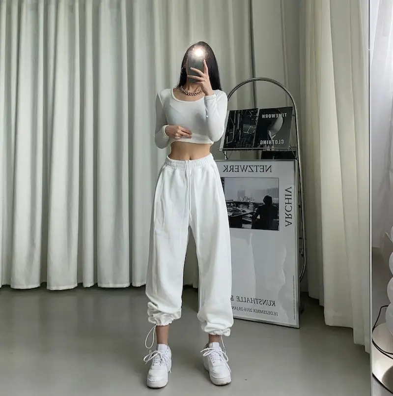 women's high waisted baggy sweatpants