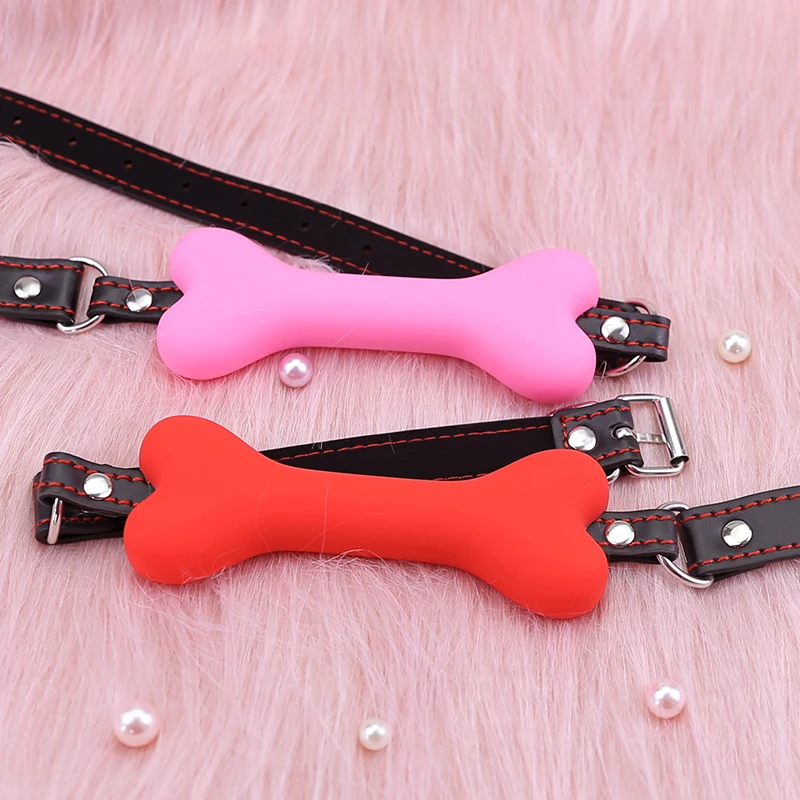 Сексуальное кожаное кольцо с открытым ртом силиконовые оральные Фетиш