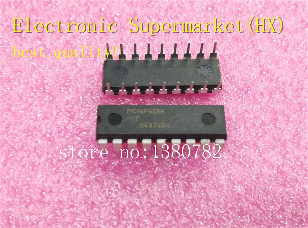 Бесплатная доставка 50 шт./лот PIC16F628A-I/P PIC16F628A PIC16F628 16F628A-I/P DIP-18 100% Новый оригинальный