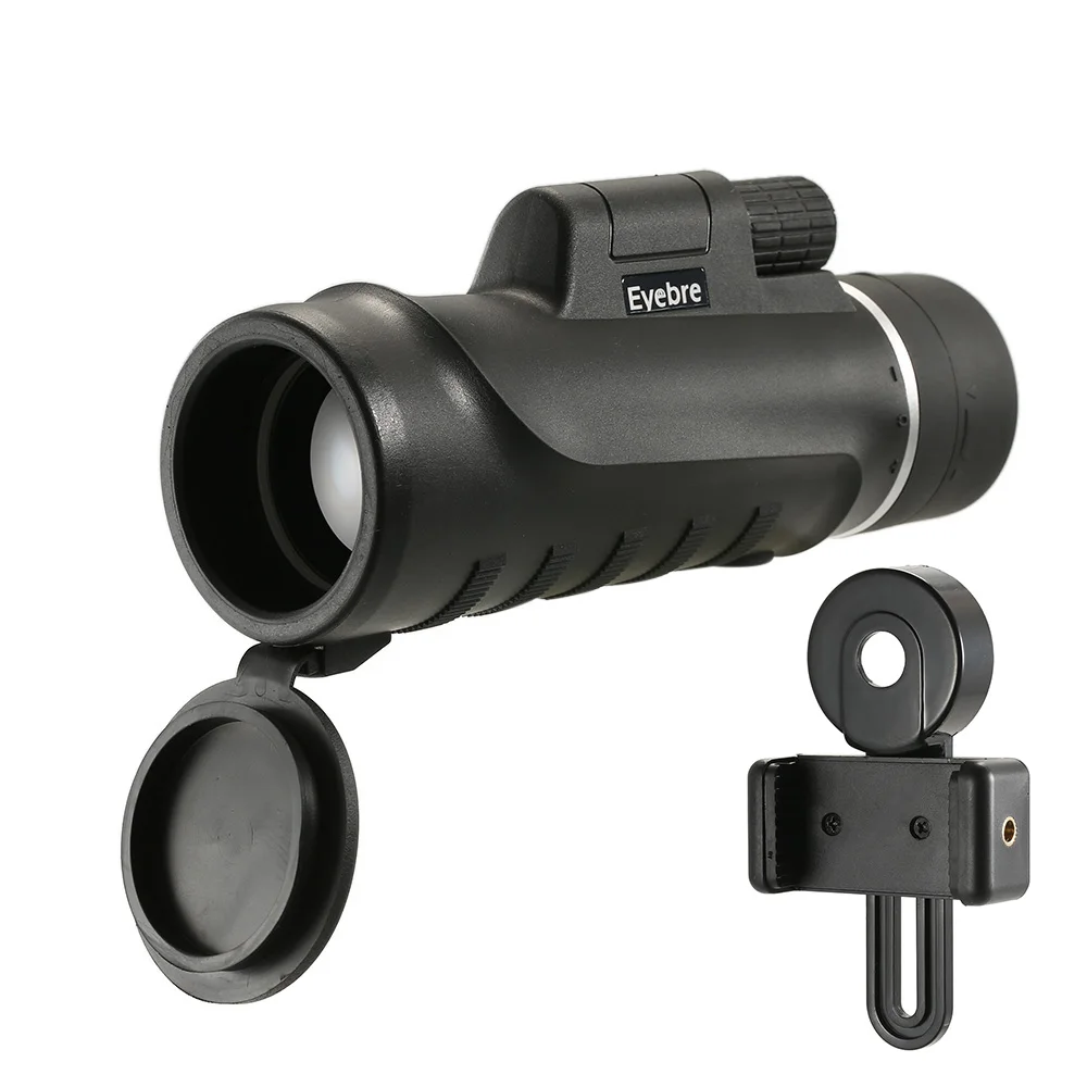 

10x42 Compact Handheld Multi-coated Monocular Scope Telescope with Smartphone Adapter Mount Cradle Birdwatching Camping