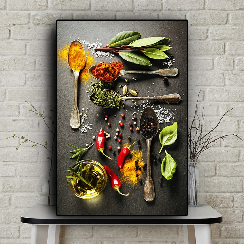 Kitchen-Food-Painting-Spices-Art-Oil-Painting-on-Canvas-Posters-and-Prints-Wall-Art-Pictures-for (4)