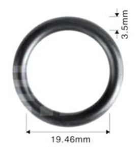 Orings топливного инжектора, 19,46x3,5 мм, 500 шт, 2034, уплотнительные кольца, ремонтные комплекты