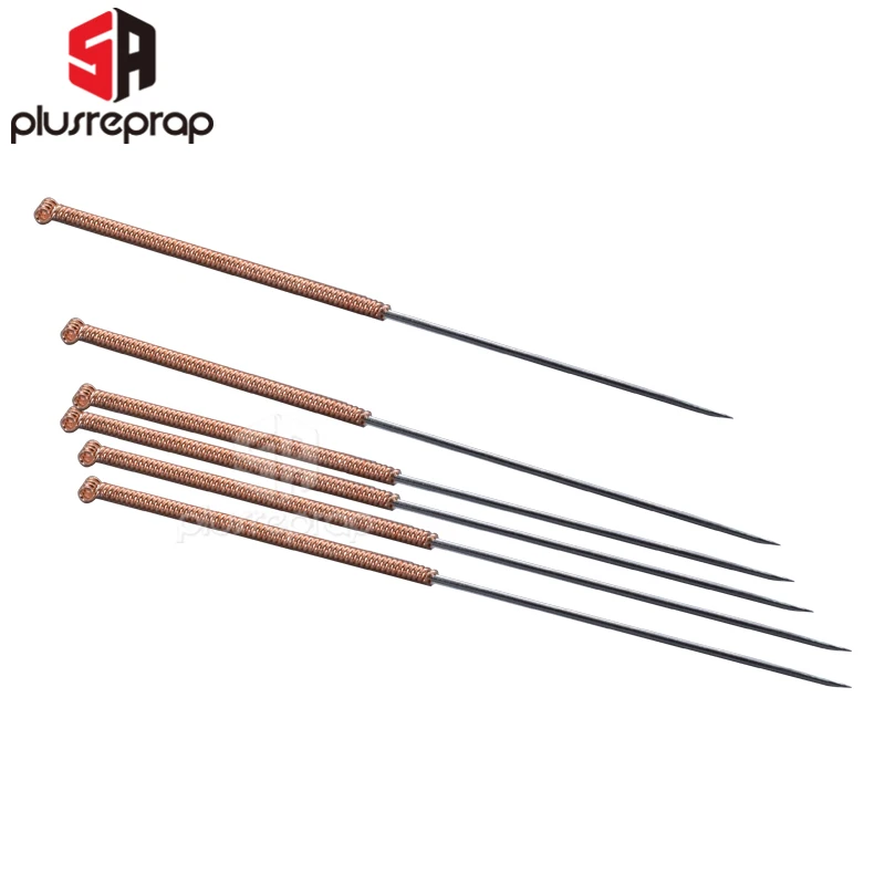 5PCS Düse Reinigung Nadel Spezielle Bohrer Reiniger Edelstahl Für MK8 V6 düse Durch Löcher 0,2-1,0mm 3D drucker teile