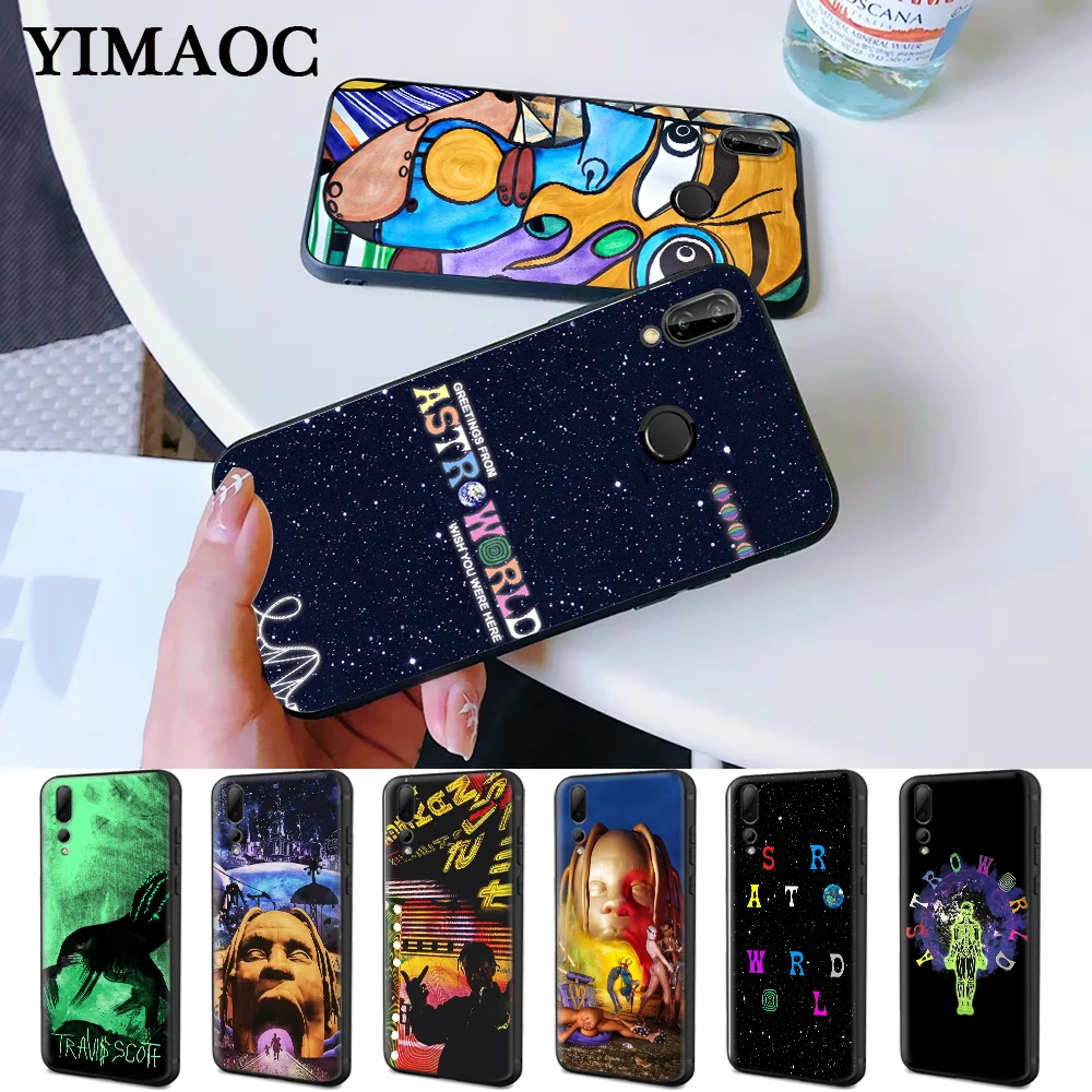 

Travis Scott Astroworld Silicone Case for Huawei P8 Lite 2015 2017 P9 2016 Mimi P10 P20 P30 Pro P Smart Z 2019 Plus