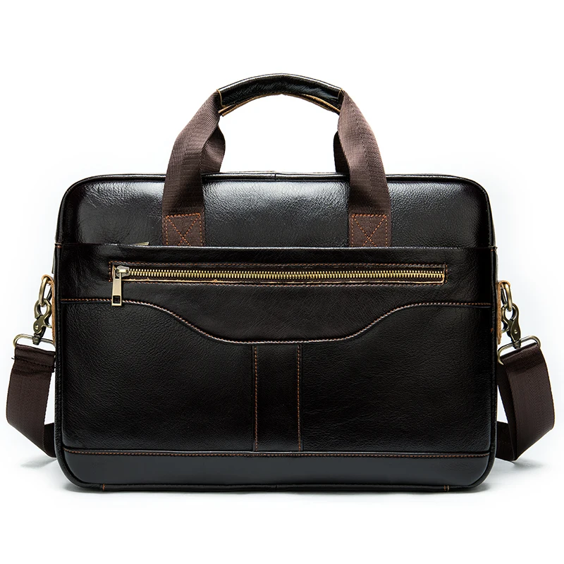 WESTAL мужской портфель, мужская сумка из натуральной кожи, сумка для ноутбука, кожаная сумка для компьютера/офиса, Мужские портфели для документов, сумки - Цвет: 8824deepcoffee