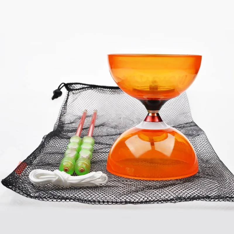 Спортивная игрушка 3 подшипника детская Diabolo с ручками струны жонглирование Классические игрушки китайский йо-йо игры Спортивные Подарки Детские игрушки, игры на открытом воздухе