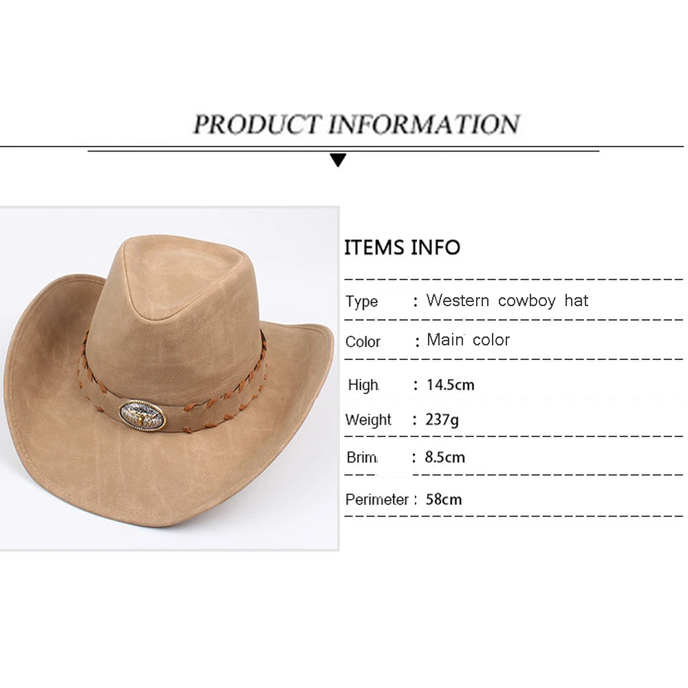 Ковбойская шляпа модная крутая одноцветная обивка молодой Джаз солнцезащитный крем и тени западная ковбойская шляпа новая горячая