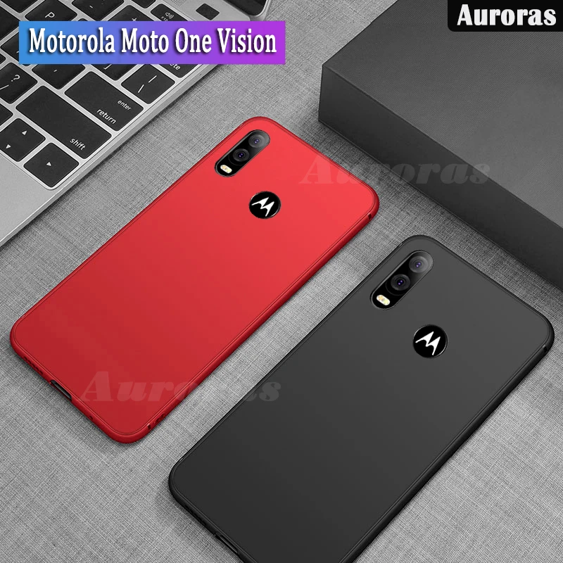 

Auroras For Motorola Moto One Vision Ultra-thin Hard Matte Phone Case Vack Cover Moto One Vision Funda