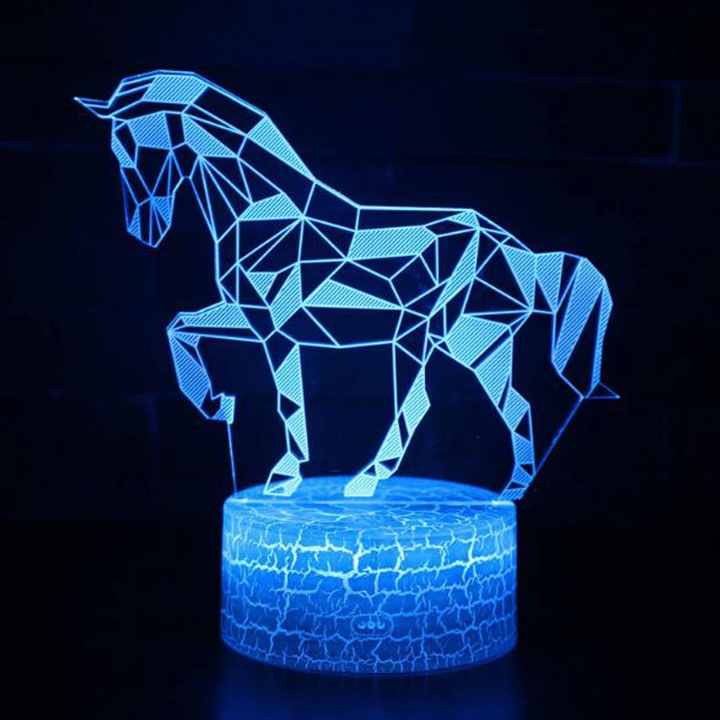 Musical instruments series Gift lamp 3D Night light Colorful touch LED lamp Small table lamp Bedside lamp Originality Decorative
