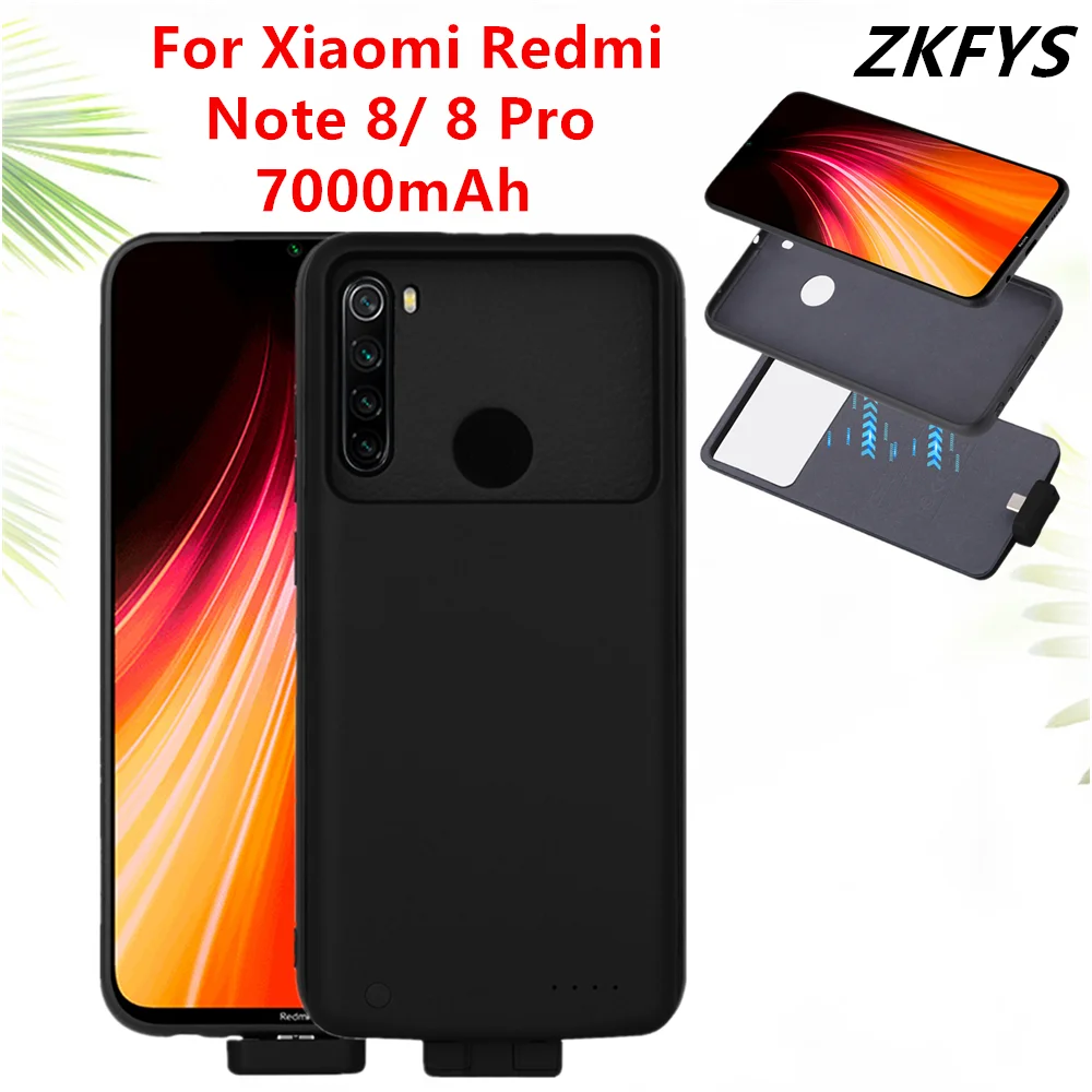 Чехлы с питанием для Xiaomi Redmi Note 8 чехол зарядным устройством Pro внешний