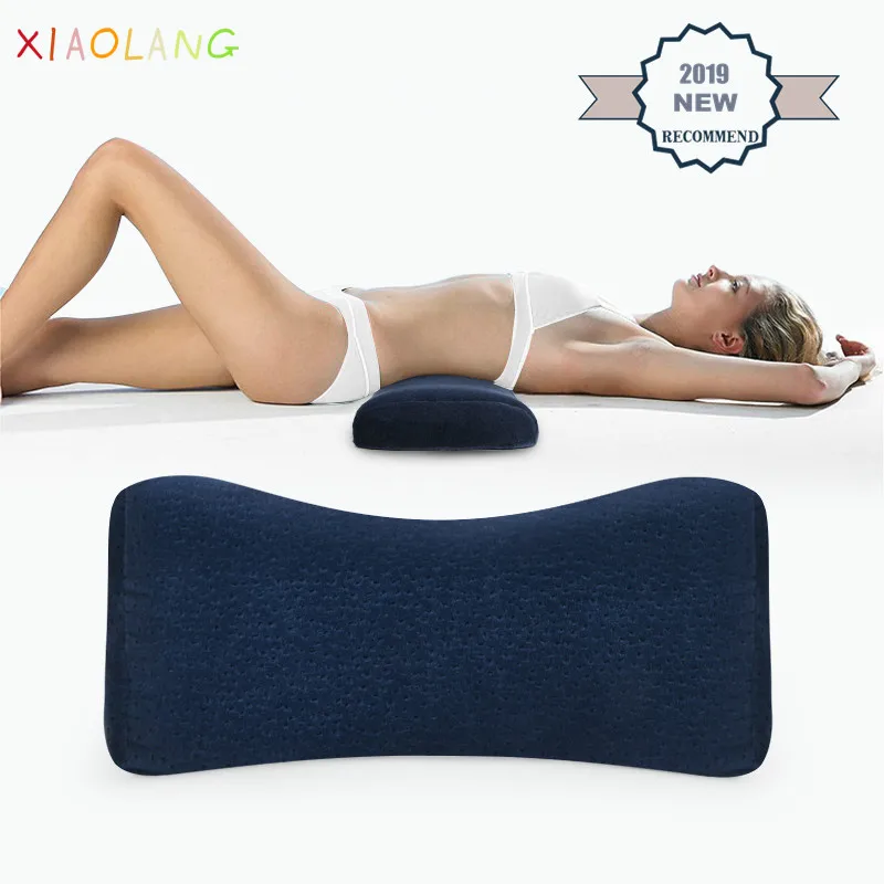 

Memory Foam Sleeping Pillow for Lower Back Pain Orthopedic Lumbar Support Cushion Side Sleepers Pregnancy Maternity Bed Pillows