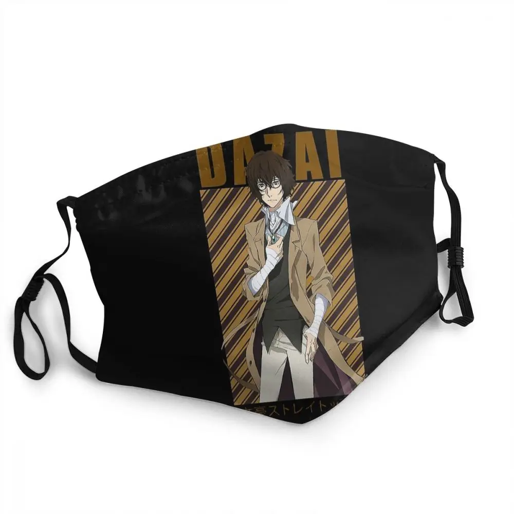 Bungou Stray Dogs Dazai Osamu Men Women Reusable Face Mask Anti Haze Dustproof Protection Cover Respirator Mouth Muffle | Аксессуары для