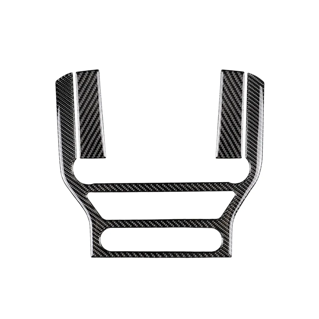 Car central control decorative panel decoration stickers auto inner decor stickers carbon fiber sticker for Ford Mustang#1023y25