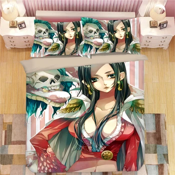

One Piece 3D bedding set Monkey D. Luffy Duvet Covers Pillowcases Roronoa Zoro Portgas.D. Ace comforter bedding sets 02