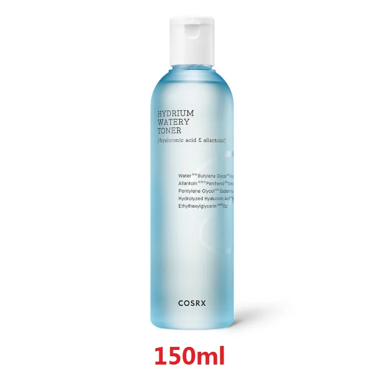 COSRX Hydrium Watery Toner 150ml Korean Hyaluronic Acid Face Serum Oil-control Whitening Skin Care Depth Replenishment cosrx advanced snail 92 all in one cream anti aging moisturizing whitening korea face hyaluronic acid serum original 100ml