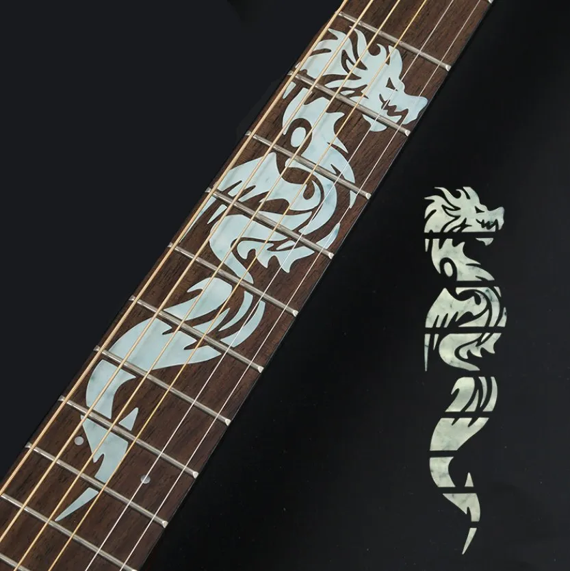 Griffbrett Eingelegter Aufkleber Gitarre Bass DIY Dekorative Markierungen 1 Pc 