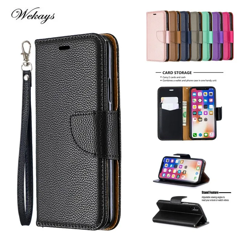 Leather Phone Case for Huawei Y7 2019 Business Card Holders Retro PU For Prime Fundas | Мобильные телефоны и аксессуары