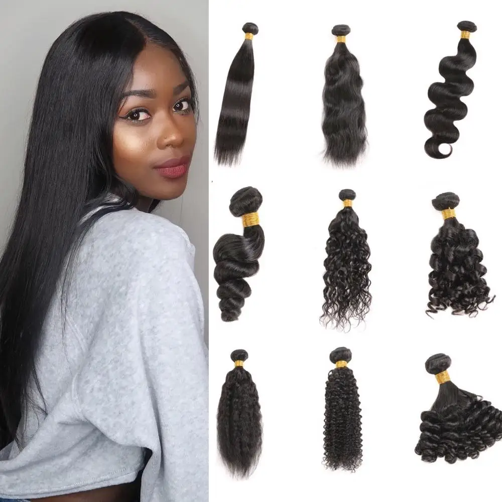 Natural Color Human Hair Bundles Straight/Body Wave/Kinky Curly 8“-26“ Brazilian Hair Weave Bundles Non-Remy Hair Extension IJOY Natural Color Human Hair Bundles Straight/Body Wave/Kinky Curly 8“-26“ Brazilian Hair Weave Bundles Non-Remy Hair Extension IJOY