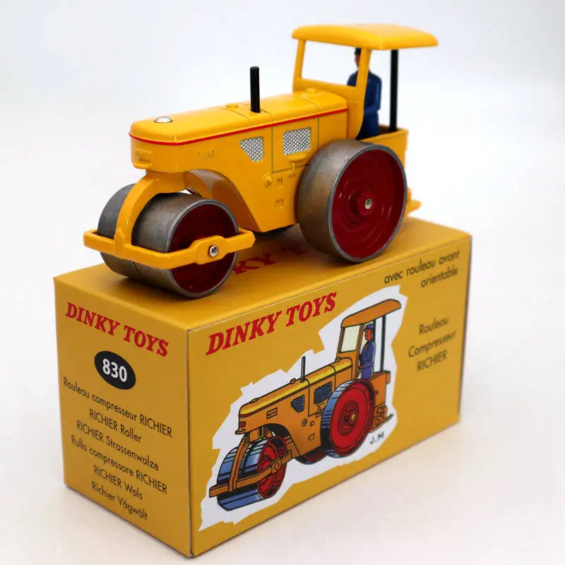 Atlas Dinky toys 830 Rouleau Compresseur Richier Diecast Models Collection Auto Car GIfts