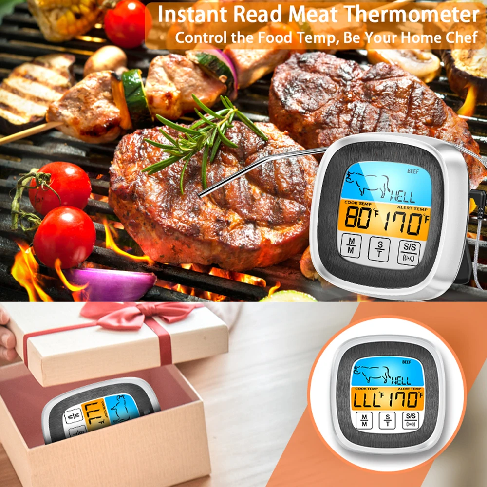 2pcs termometro per carne termometro da cucina termometro per
