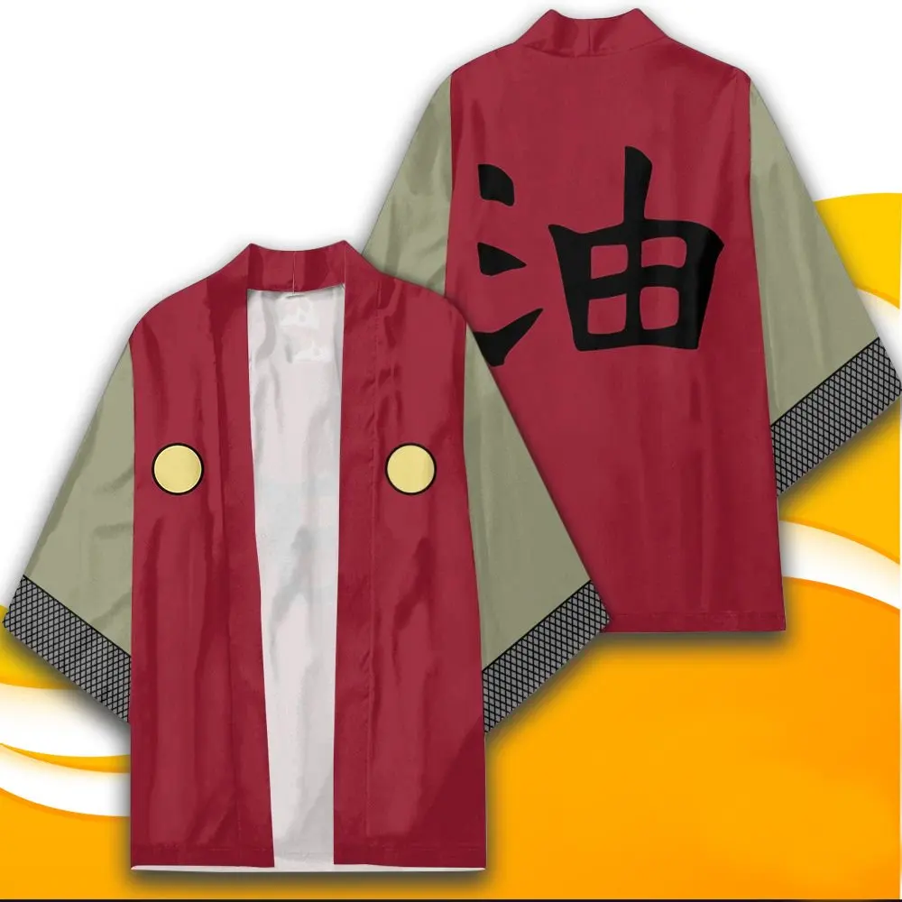 Новинка костюмы для косплея аниме Hokage Konoha Kakashi Jiraiya кимоно женская накидка хаори