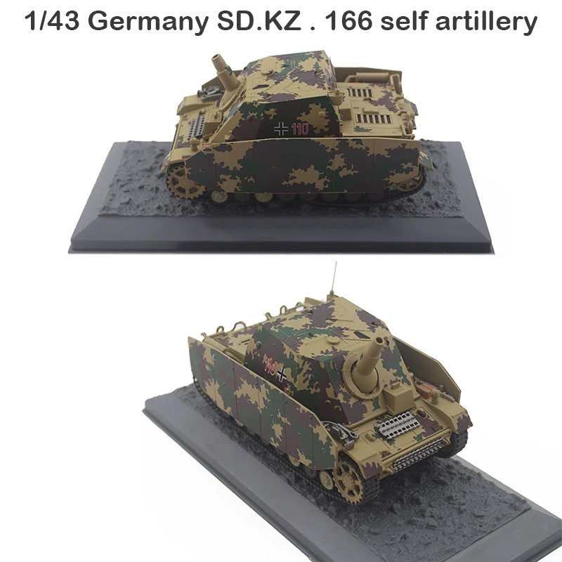 Редкий и тонкий 1/43 Германия SD.KZ. 166 моделей из сплава для самостоятельной сборки
