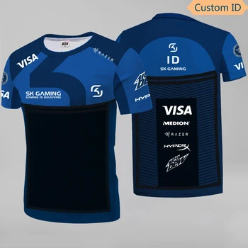 

CSGO E-Sport Spieler Jerseys Memorial Uniform SK T-Shirt Kunden ID Fans T Hemd Männer Frauen Nach Name Tees hemd