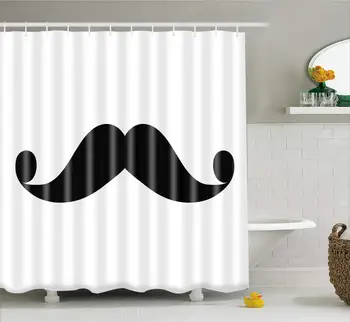 

Plant Leaf Print Shower Curtains Simple Elegant Curtain for Bathroom High Quality Waterproof Polyester Fabric Bath Curtain