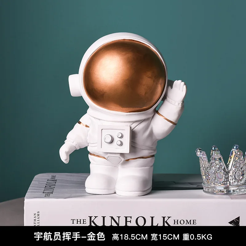 Космический человек, астронавт, скульптурные фигуры, ракета, самолет, фигурка космонавта, модель, керамический материал, статуя, украшения для дома, статуэтки - Цвет: 10
