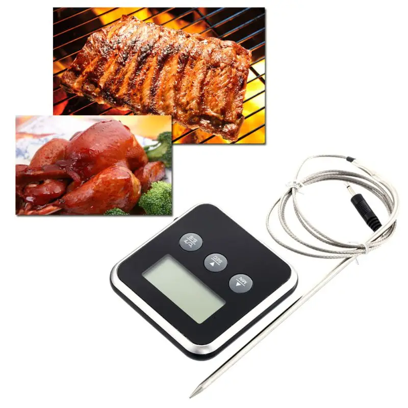Барбекю кухонный таймер обратного отсчета электронный термометр Микроволновая печь гриль инструмент