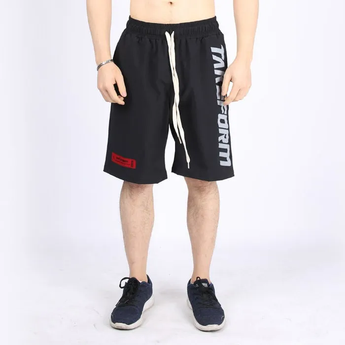 

Athletic Pants Men's Shorts Muscle Dog Fitness Brother Black And White with Pattern Training Quick-Dry Breathable Summer Running