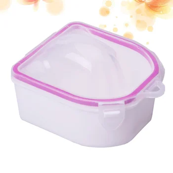

2pcs Nail Art Soak Bowl Two Layer Manicure Bowls Hand Dead Skin Removing Bowls Manicure Care Bowl for Home