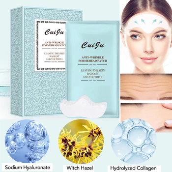 

10pcs Anti-wrinkle Forehead Patches Removal Moisturizing Anti-aging Sagging Wrinkles Smoothing Face Care Tools