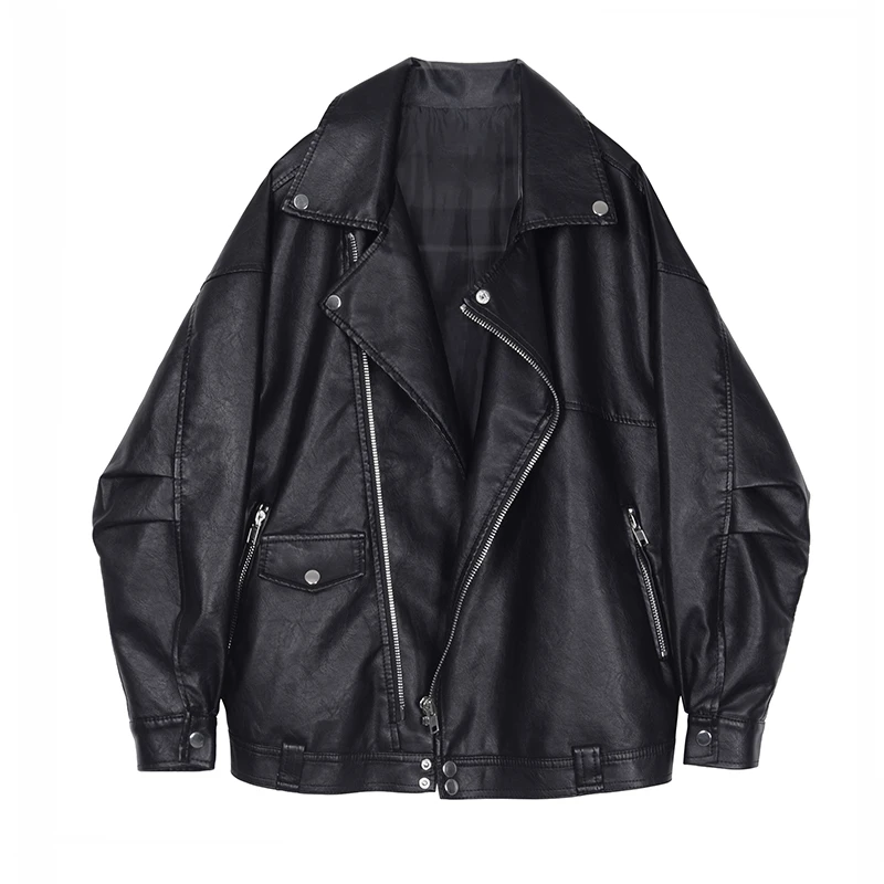 plus size black biker jacket