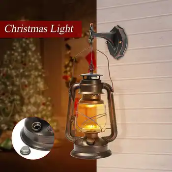 

E27 Retro Classic LED Wall Lamps Kerosene Lamp Lantern Sconce Holder Light Fixture Wall Light for Coffee Shop Balcony Home Decor