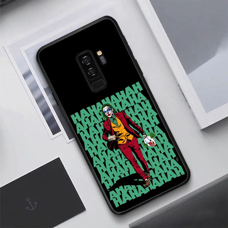 Страшная пленка Joker Joaquin, черные мягкие ТПУ чехлы для телефонов samsung Galaxy S10 S10PLUS S8 S9 Plus note 8 S7Edge note 9
