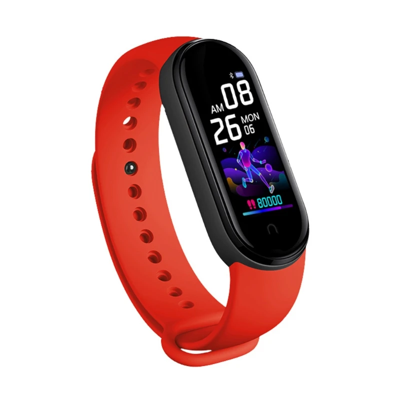 2025 New M5 Sport Fitness Tracker Smartband for Smart Bracelet Blood Pressure Heart Rate Monitor for Smart Band Wristband 5