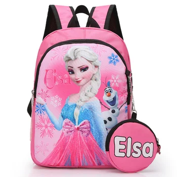 

New Orthopedic Breathable Elsa Schoolbag Children Cartoon School Bags For Girls School Backpacks Mochila Infantil