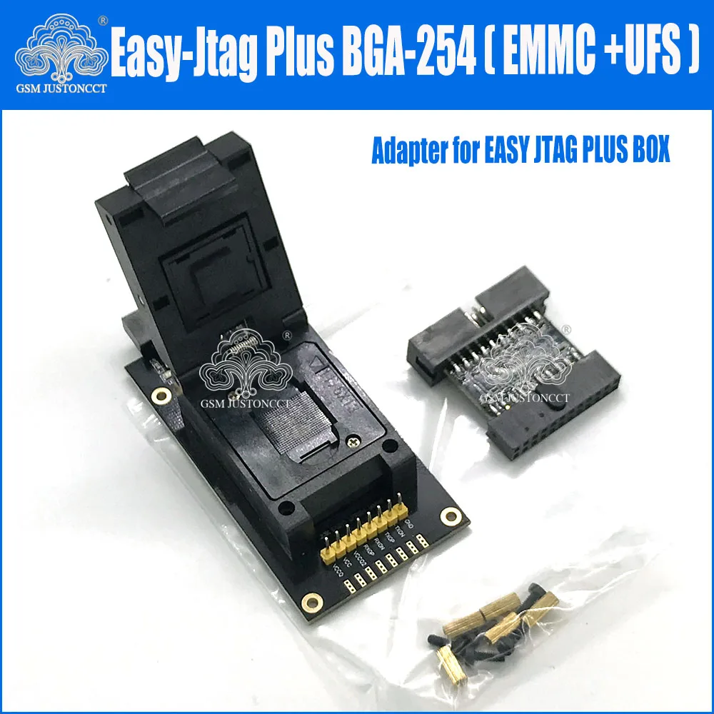 2022 Newest ORIGINAL Easy-Jtag Plus UFS BGA-254 Socket / EMMC 254(EMMC +UFS 2 IN 1) Adapter for EASY JTAG PLUS BOX work | Мобильные