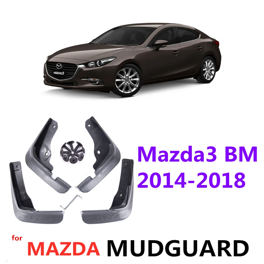 Брызговики для Mazda 3 BM Axela Hatchback 2014 ~ 2018 годов | Автомобили и мотоциклы