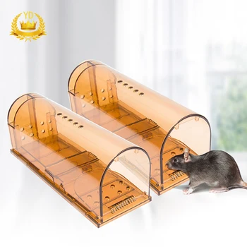 

2Pcs Reusable Plastic Mouse Trap Rodents Catcher Mice Rat Trap Indoor Outdoor Pest Control