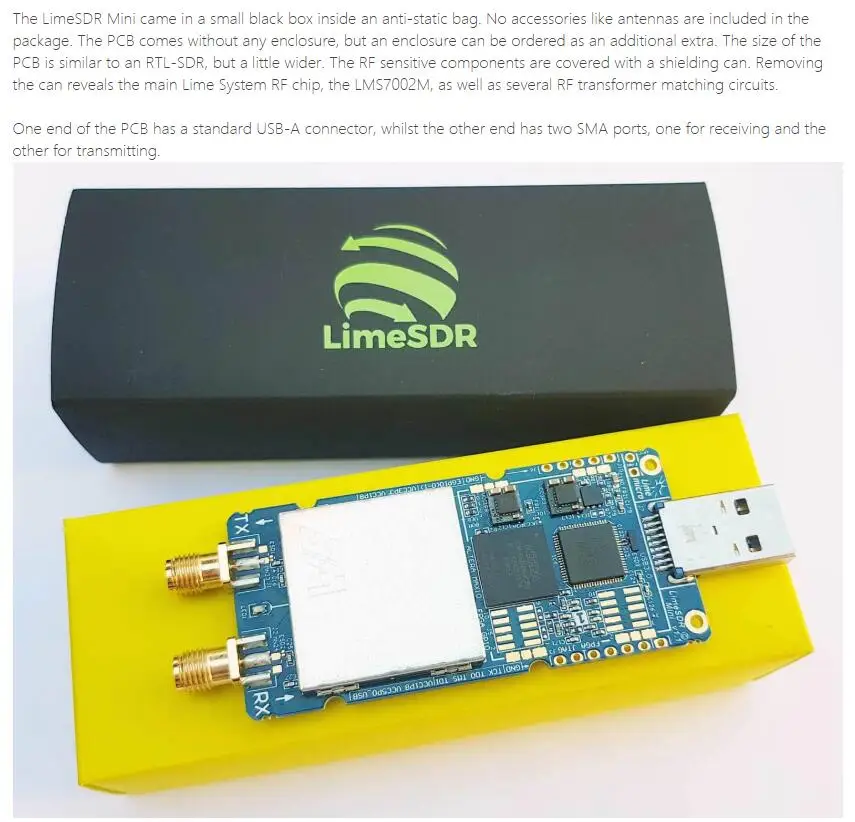 LimeSDR-Mini INFO