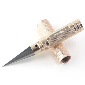

Hole Opener Expanding Puncher Shell Reamer Drill 0-14Mm Metal RC Hobby DIY Tools for RC Car Body Model,Gold