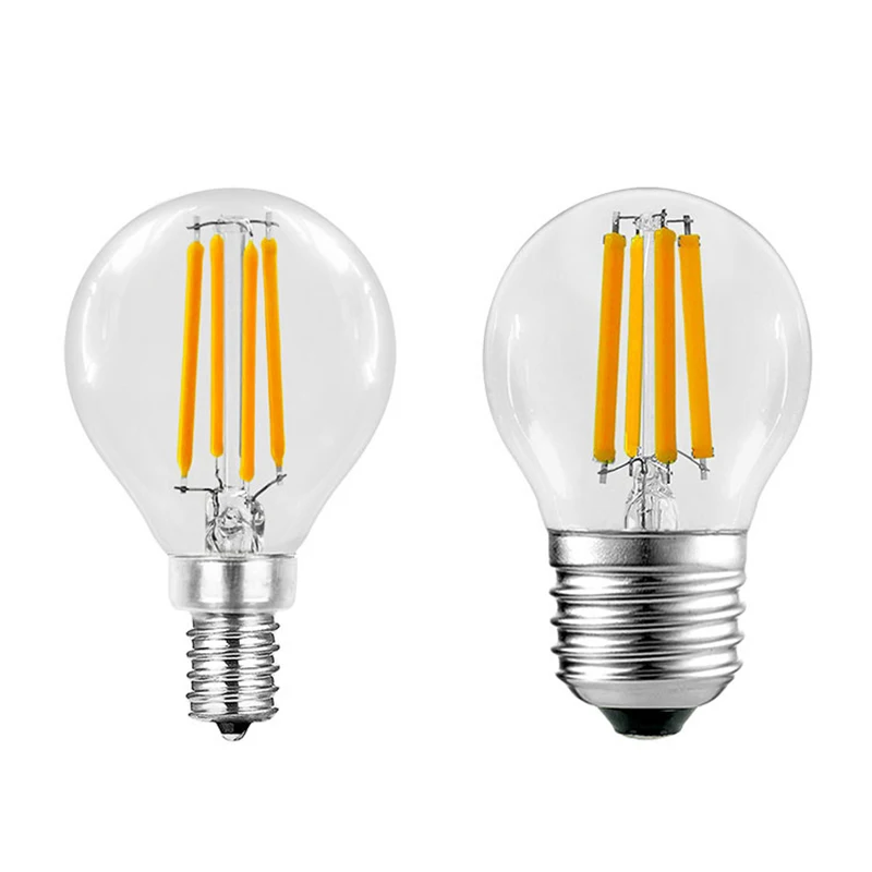 Een goede vriend vasthoudend Dreigend 10X Dimmable E27 LED Bulb Light E14 LED Lamp 220V 4W 8W 12W G45 LED  Filament Lights Decoration Replace 20W 40W 60W Halogen Lamps - AliExpress