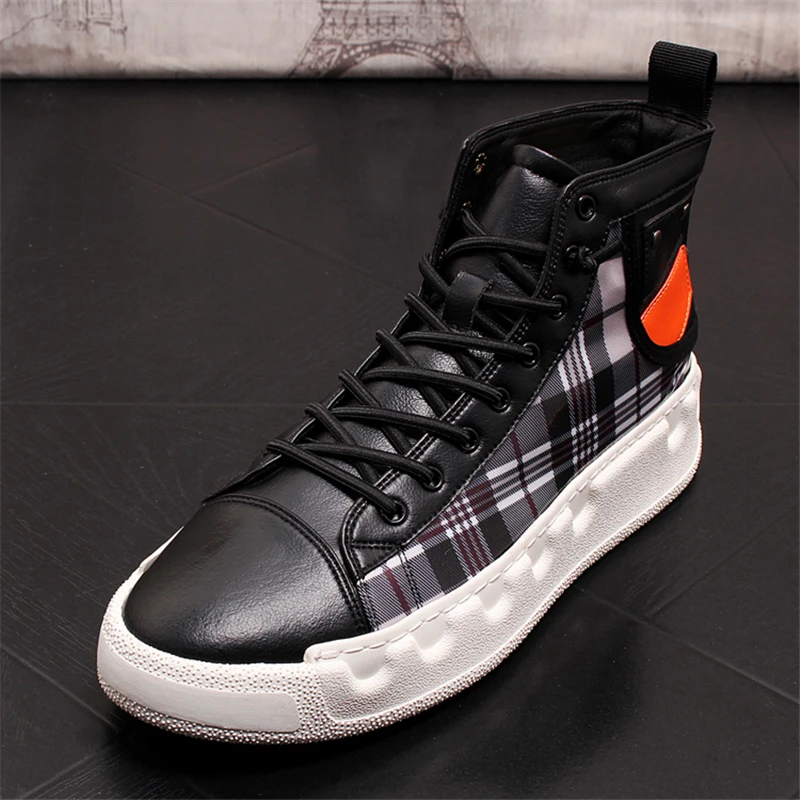 

Brand Men Shoes Canvas Shoes Fashion Lace-up High Help Shoes Spring Autumn Breathable Slip On Men Casual Shoes Men Sneakers